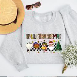 hallothanksmas sweatshirt, happy hallothanksmas shirt, christmas sweatshirt, halloween shirt,holiday season sweater,chri