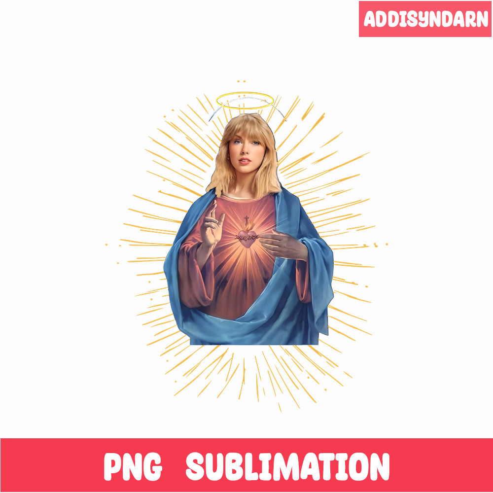 TLS13112333-Taylor God PNG, Funny Taylor Swift PNG, Music Goods PNG.png