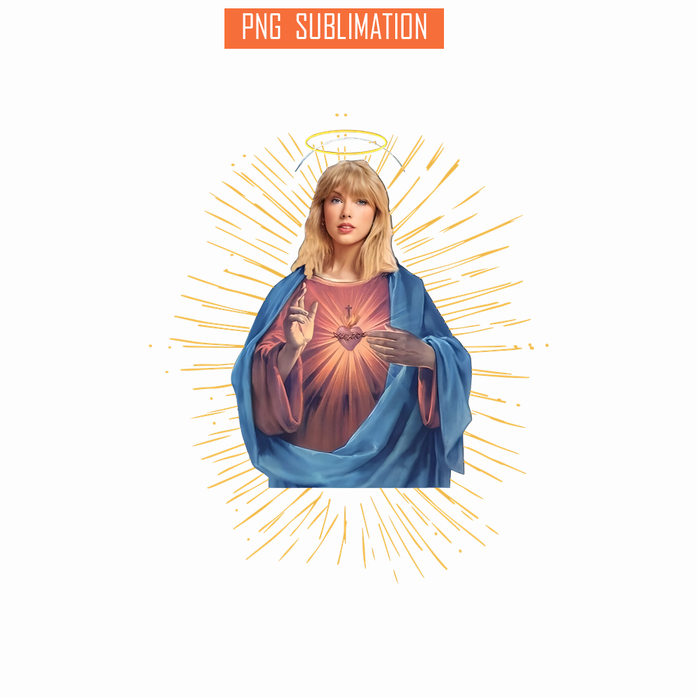 TLS13112333-Taylor God PNG, Funny Taylor Swift PNG, Music Goods PNG.png