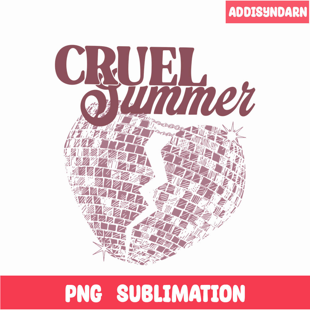 TLS13112339-Cruel Summer Disco SVG PNG DXF EPS DXF, Summer Songs SVG, Taylor Song SVG.png