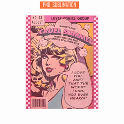 cruel summer svg png dxf pdf eps, taylor swift 90s style svg, song of taylor svg