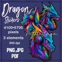 dragon png, dragon stickers, dragon stickers png, rainbow dragons png, rainbow dragons new year,  dragons new year png