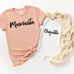 mommy and me shirt, mamacita chiquitita matching shirts, mommy and me outfit, mother daughter matching shirt