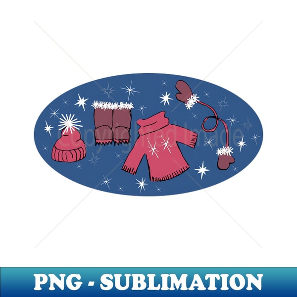 ZY-20231115-13162_Winter weather snow lover gear cartoon illustration 7435.jpg