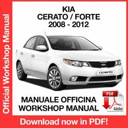 WORKSHOP MANUAL SERVICE REPAIR KIA CERATO FORTE (2008-2012) (EN)