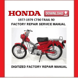 HONDA CT90 TRAIL90 1977-79 Factory Service Repair Manual pdf Download