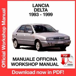 WORKSHOP MANUAL SERVICE REPAIR LANCIA DELTA (1993-1999) (EN)