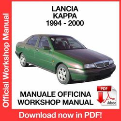 WORKSHOP MANUAL SERVICE REPAIR LANCIA KAPPA (1994-2000) (EN)