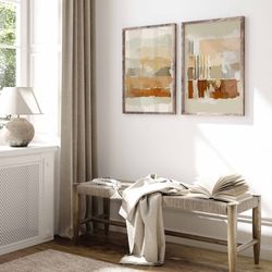 abstract brushstroke art prints download modern wall art neutral living room decor farmhouse bedroom poster earth tones