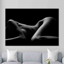 wall art sensual naked woman, nude poster, sexy canvas art, naked woman poster, sexy woman canvas art, sensual art, con