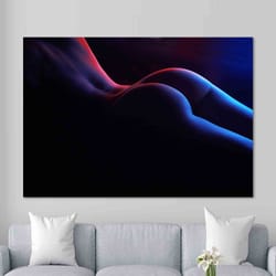 wall art sensual naked woman, nude poster, sexy canvas art, naked woman poster, sexy woman canvas art, sensual art, con