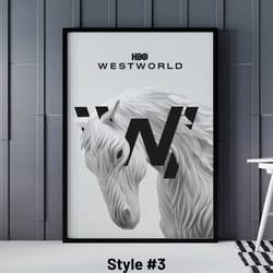 westworld hbo tv series poster, 7 different westworld posters, dolores poster, westworld print, robert ford poster, west