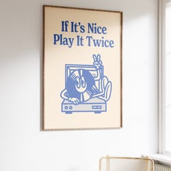 music wall art, retro groovy print, record player poster, turntable print, band studio decor, trendy wall art, printable