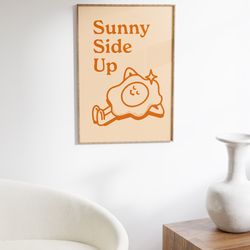 positive wall art, retro wall art, downloadable art, wall decoration, large printable art, printable wall art retro, ill