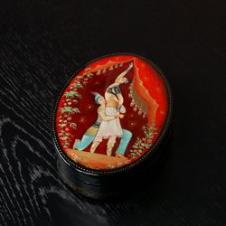 La Bayadere ballet jewelry box hand painted lacquer art gift