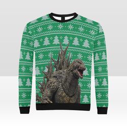 Godzilla Ugly Christmas Sweater