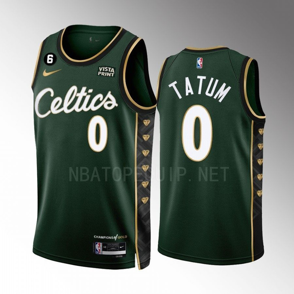 Boston Celtics Jayson Tatum 2022-23 City Green Jersey.jpg