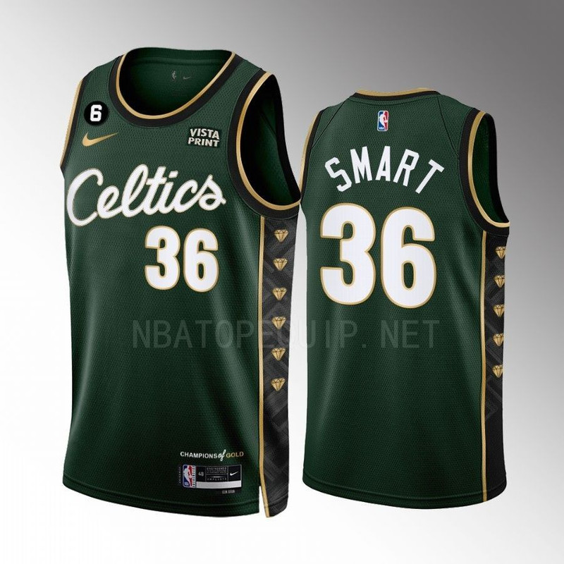 Boston Celtics Marcus Smart 2022-23 City Green Jersey.jpg