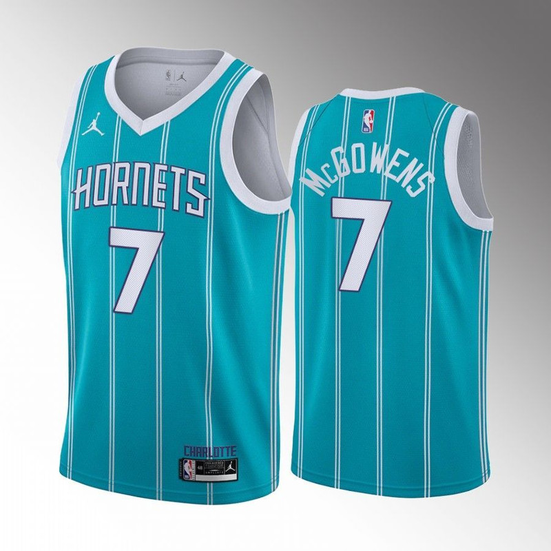 Charlotte Hornets Bryce Mcgowens Teal Jersey.jpg