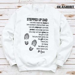 step dad thanks letter gift bonus dad thanks for putting up with mom shirt - olashirt