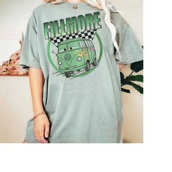 vintage fillmore cars shirt, disney cars shirt, cars pixar shirt, disney cars family matching shirt, cars land shirt, di