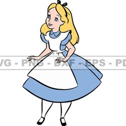 Alice in Wonderland Svg, Alice Svg, Cartoon Customs SVG, EPS, PNG, DXF 57