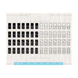 dominoes svg, domino svg, domino game clipart, domino set svg, dominoes set clipart, domino logo, domino vector, cut file, cricut svg