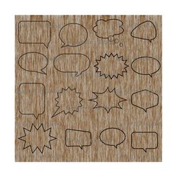 speech bubble, speech bubble clipart, comic bubbles, clip art, svg, png, jpg, esp, dxf file. cut file.