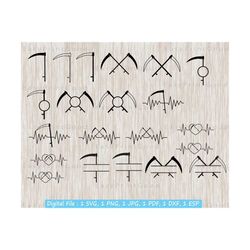 scythe svg bundle, scythe monogram frames, scythe logo svg, crossed scythe, split frame, grim reaper, clipart, tools svg, cut file, cricut