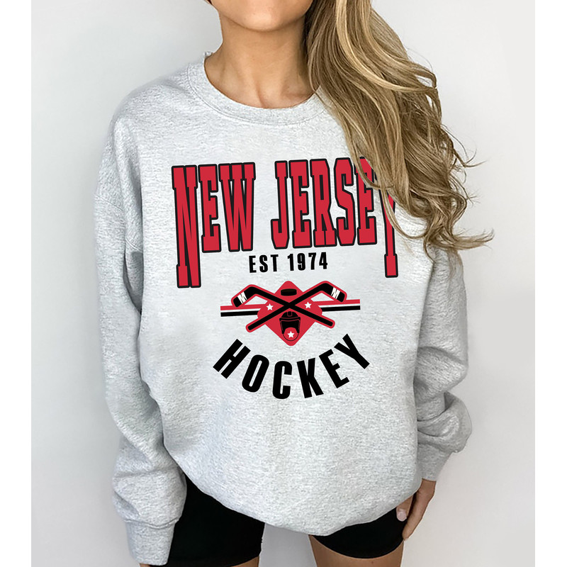 New Jersey Hockey Shirt, Vintage New Jersey Hockey Crewneck Sweatshirt, Fan New Jersey T-Shirt, Fan New Jersey Hoodie.jpg