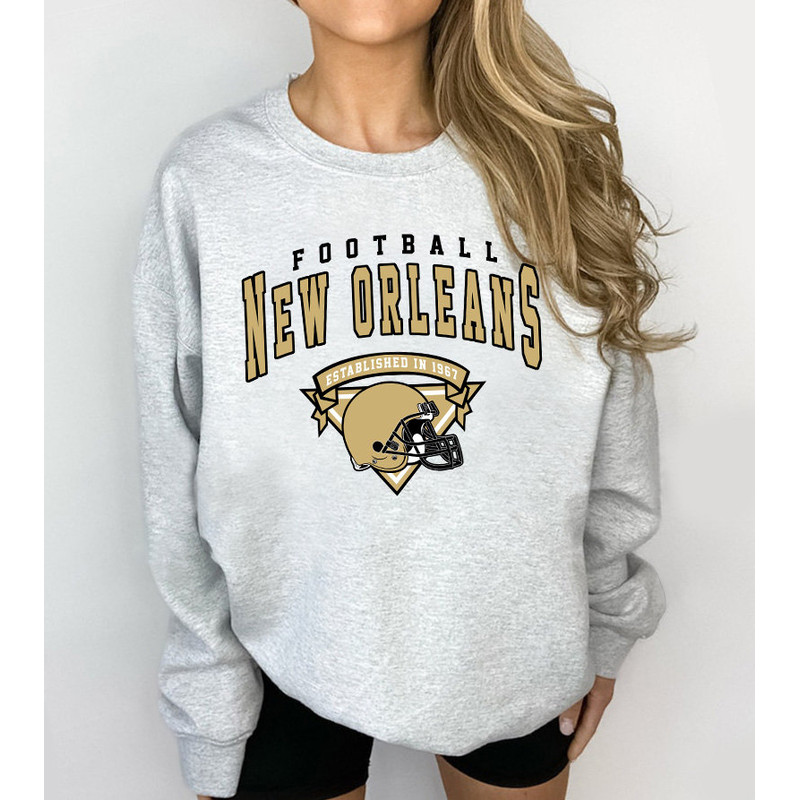 New Orleans Football Sweatshirt, Vintage New Orleans Football Crewneck Sweatshirt, New Orleans T-Shirt, New Orleans Hoodie.jpg