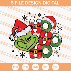 ho ho ho grinch christmas svg, grinch svg, christmas svg