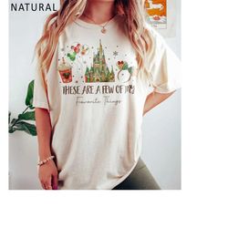 vintage these are a few of my favorite things disney christmas shirt, mickey and friends christmas, disneyworld christma