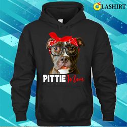 official funny cute pittie mom pitbull dog lovers mother is day t-shirt - olashirt