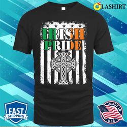 celtic cross st patricks t-shirt, celebrate celtic heritage with pride - olashirt