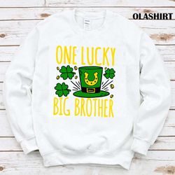 one lucky big brother st patricks day lucky big brother t-shirt - olashirt