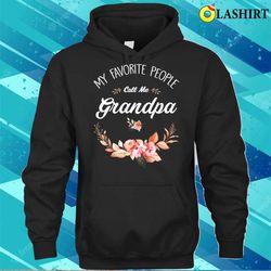 my favorite people call me grandpa vintage womens and mens premium t-shirt , trending shirt - olashirt