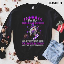 i am not sugar and spice and everything nice i am sage t-shirt - olashirt