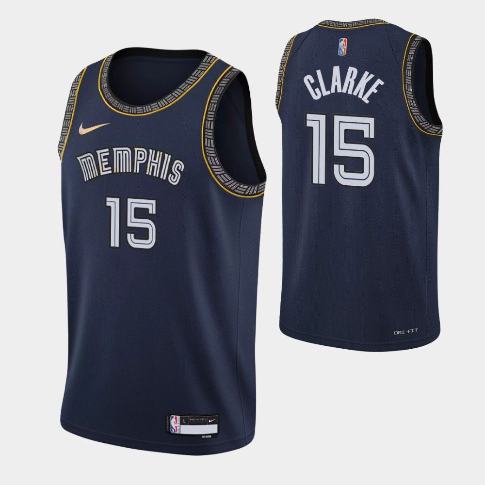 Memphis Grizzlies Brandon Clarke Navy 75th Anniversary City Jersey.jpg