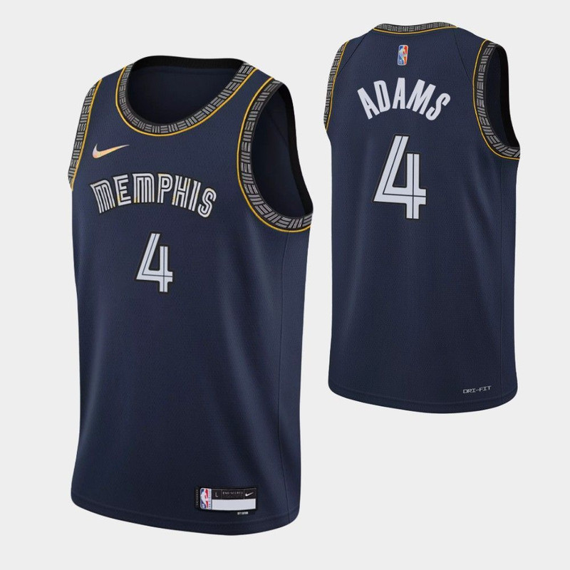 Memphis Grizzlies Steven Adams Navy 75th Anniversary City Jersey.jpg