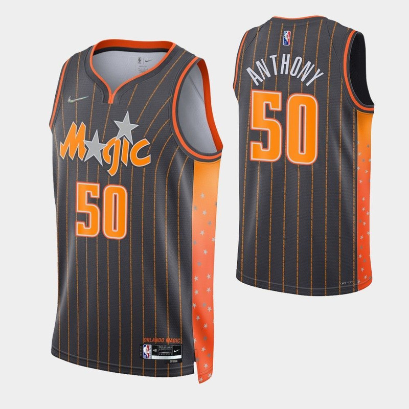 Orlando Magic Cole Anthony Anthracite 75th Anniversary City Jersey.jpg