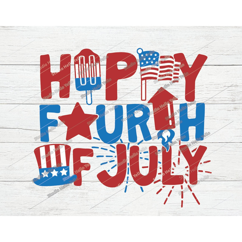 Happy Fourth of July Svg, 4th of July Svg, Independence day, Patriotic, American flag, 4th of July,USA,America,4th of July Shirt,Svg,Png,Dxf 2.jpg