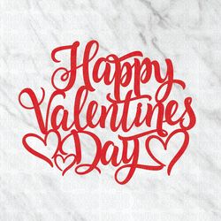 happy valentines day svg, happy valentines day cake topper svg, cake topper svg, valentine