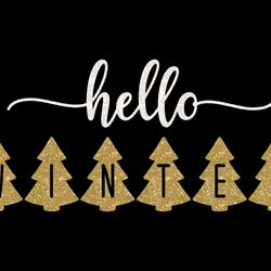 hello winter svg, winter svg, winter door sign svg, christmas svg