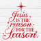 Jesus is the reason for the season, Christmas svg, Christian christmas svg, Religious, Christian svg, Jesus svg, Nativity,Christmas Tree,Png 2.jpg