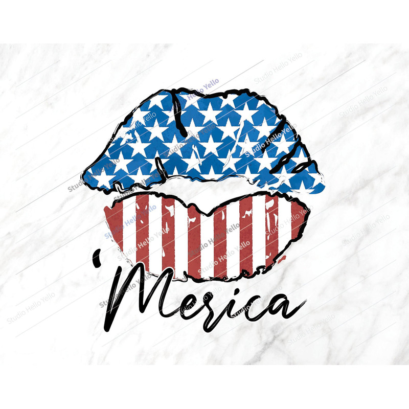 Merica Flag Lips Png, 4th of July Png, 4th of July, Merica, Sublimation,Independence day,Patriotic,4th of July Shirt,Png,sublimation designs.jpg