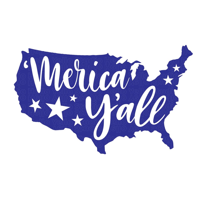 Merica Y'all Svg, 4th of July SVG, July 4th SVG, Fourth of July svg, America svg, Patriotic svg, Independence Day Shirt, Cut File Cricut.jpg