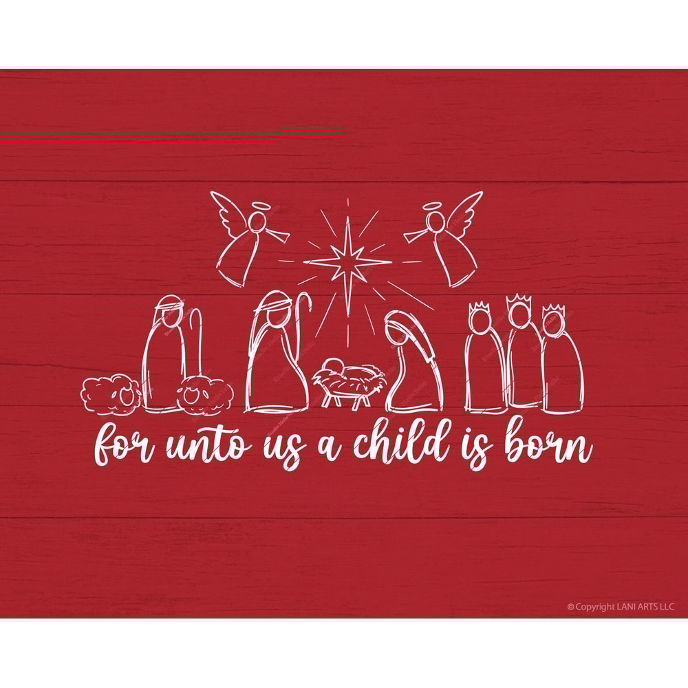 Nativity Scene Svg Png Dxf Christian Christmas Advent Jesus Angel Religious Christmas For Unto Us A Child Is Born instant digital download 2.jpg