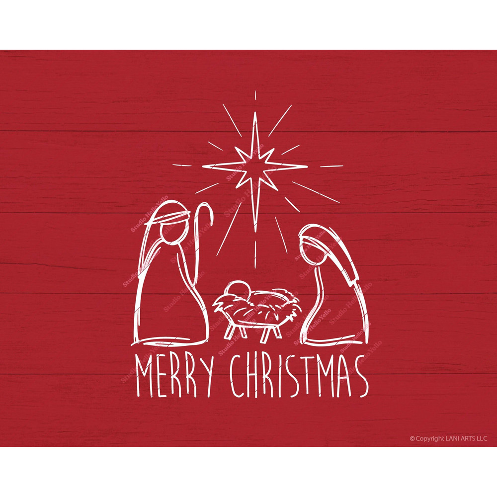 Nativity Scene Svg Png Dxf Hand Drawn Christian Christmas Advent Jesus Angel Religious Christmas Merry Christmas instant digital download 2.jpg