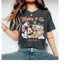 vintage walt disney world est 1971 shirt, mickey and co shirt, disneyworld est 1971 shirt, disney family shirt, disneywo